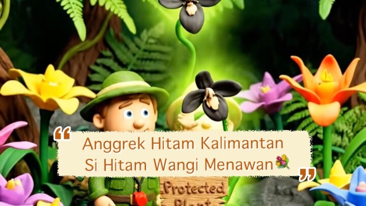 Anggrek hitam Kalimantan (Coelogyne pandurata)💐