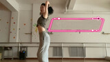 [DANCE]A girl dance in practice room