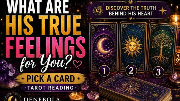What Are His True Feelings for You? 🔮 | Pick a Card Tarot Reading