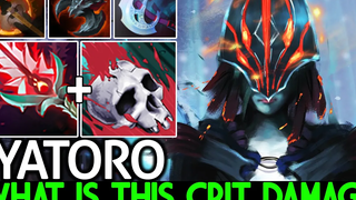 YATORO Phantom Assassin ความเสียหายนี้คืออะไร Bloodthorn Insane Crit Dota 2