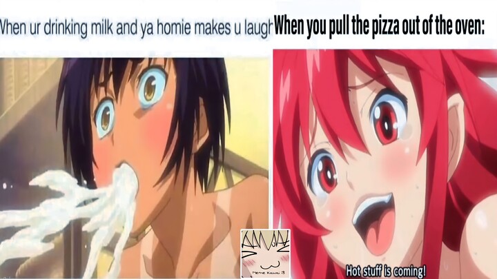 Meme Anime #3 Drinking Milk but homie makes you laugh - Meme Kawai