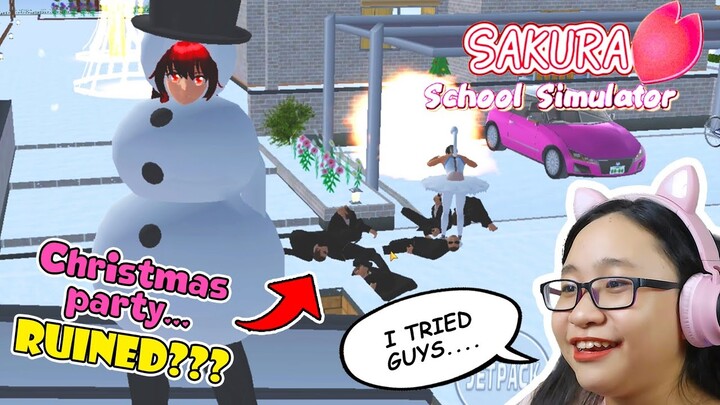 Sakura School Simulator Gameplay - My Christmas Party is RUINED - Let's Play Sakura School Simulator