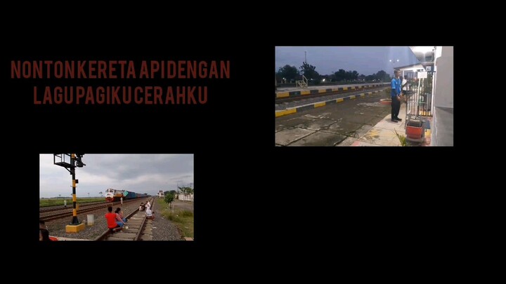 kereta api tahun 2026 diiringi lagu pagiku cerahku dan lagu darkside Alan Walker