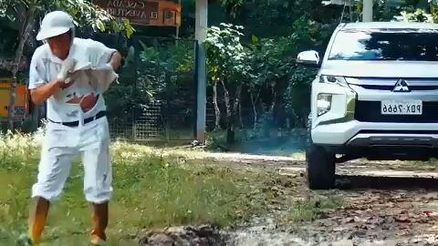 A speeding car came by and splashed mud all ...