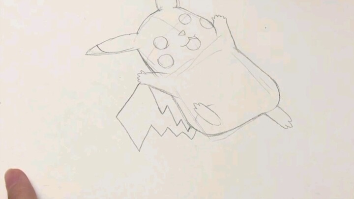 Animasi|Pokemon-Menggambar Pikachu