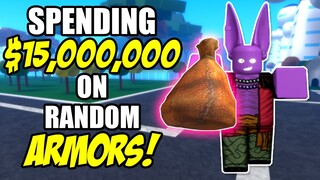Buying 2000 Random Armors in Anime Rifts