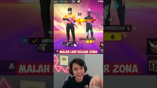 amaymodengelawak?😭 dia malah keluar zona ngapain? #andrast #freefire #jasatemanmabar