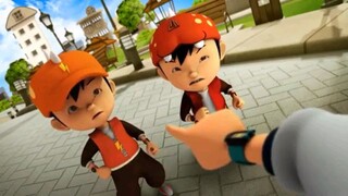 animasi boboiboy: halilintar vs taufan dub malay 😆😅