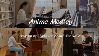 Anime Medley for 4 Pianos