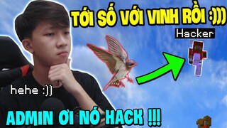 Vinh Gặp Phải HACKER Bay Như Chim Ở Bedwars - LẦN ĐẦU THỬ CHUNG TEAM VỚI FAN NỮ TRONG MINECRAFT 🤔