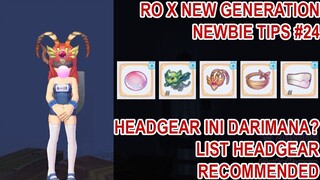 CARA DAPET HEADGEAR, LIST HEADGEAR RECOMMENDED #TIPS PART 24 - ROX Next Gen