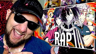 Did you know I VOICE in Demon Slayer?? | Kaggy Reacts to HASHIRA RAP CYPHER | RUSTAGE