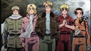 anime movie Hetalia Axis Powers Movie: Paint it, White sub indo