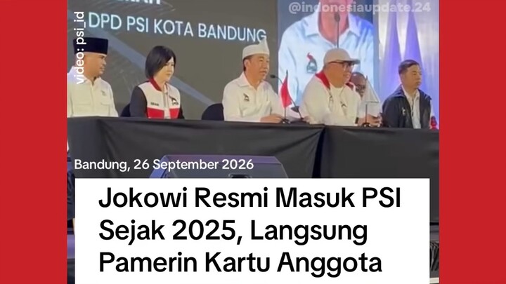 JOKOWI RESMI MASUK PSI