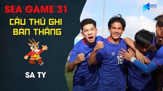 ĐƯỜNG CHUYỀN ĐẲNG CẤP SA TY GHI BÀN NÂNG TỈ SỐ LÊN 2-1 CHO U23 CAMPUCHIA