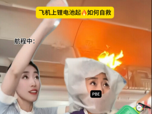 Lithium Battery Fire on a Plane—Explained in One Video #FlightAttendant #FlightAttendantSkits #DaFaT