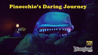 Pinocchio's Daring Journey On Ride Low Light 4k POV Disneyland 2022 01 08