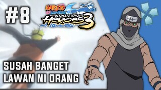 Naruto ultimate ninja heroes 3 PSP - part 8 - susah banget lawan ni orang