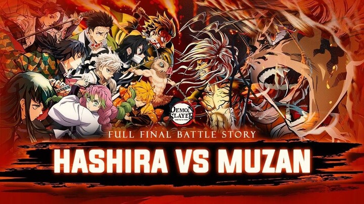 SELURUH HASHIRA VS MUZAN EPIC BATTLE  Review Demon Slayer 180 sd 191