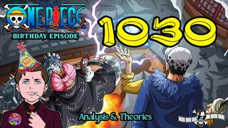 One Piece 1030 Analysis & Theories | Birthday / Halloween Episode