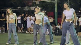 看封面识舞！篮球场和牛仔裤别太配【hyein位直拍】