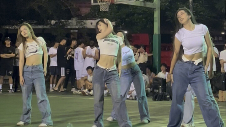 看封面识舞！篮球场和牛仔裤别太配【hyein位直拍】