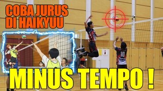 TUTORIAL MINUS TEMPO - PRAKTEK JURUS HAIKYUU - VOLI VLOG DI JEPANG