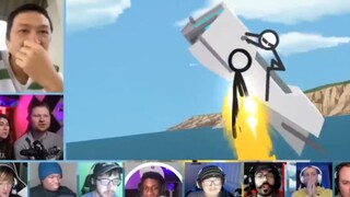 Foreigners watch the sixth episode of Stickman vs Animator Wanted