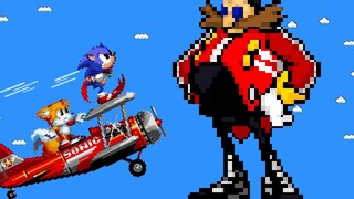 Sonic Tails vs the Giant Zombie Eggman Maze - GM Stories