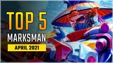 Top 5 Best Marksman Heroes in April 2021 | Yi Sun-Shin is Still OP | Mobile Legends