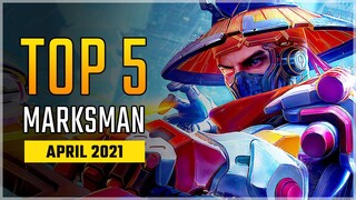 Top 5 Best Marksman Heroes in April 2021 | Yi Sun-Shin is Still OP | Mobile Legends