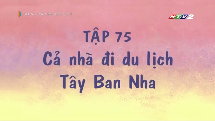 Shin Cậu Bé Bút Chì - Tập 75 Cả nhà đi du lịch Tây Ban Nha