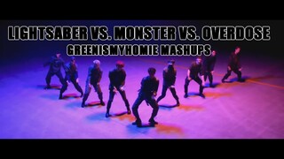 EXO - MONSTER X OVERDOSE X LIGHTSABER [MASHUP]