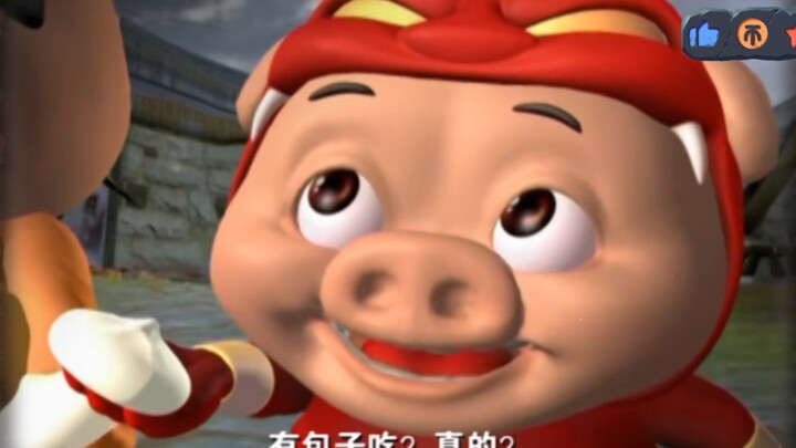 Old lady, don’t worry, we have buns to eat~