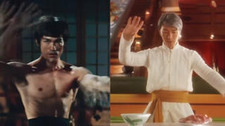 Mashup of Bruce Lee and Stephen Chow