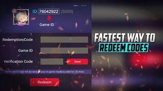 FASTEST WAY TO REDEEM CODES || HOW TO REDEEM CODES (TUTORIAL) Mobile Legends