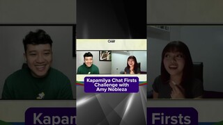 Firsts Challenge with Amy Nobleza | Kapamilya Shorts