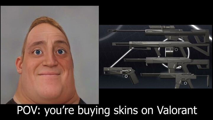 Mr. Incredible being canny | POV: You're buying skins on valorant