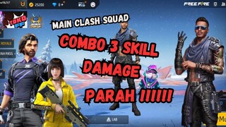 MAIN FREEFIRE MODE CLASH SQUAD PUSH RANK SAMPE GOLD