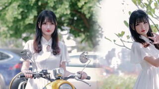 When I think of you, I ride my electric bike and dance to Grain in Ear♪