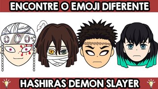 ENCONTRE O EMOJI DIFERENTE HASHIRAS DEMON SLAYER - KIMETSU NO YAIBA HASHIRAS EMOJI QUIZ (PARTE 2)