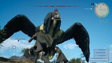 FINAL FANTASY XV Gameplay - a Giant Bird _Bonnu_ Boss Fight