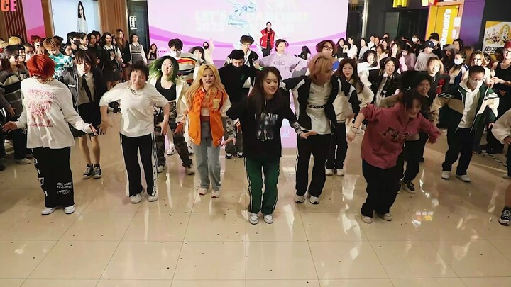 Is this really a dance? Fighting dances to the whole song live!