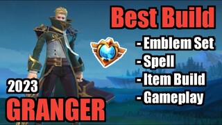 GRANGER BEST BUILD 2023 | TOP 1 GLOBAL GRANGER BUILD | GRANGER - MOBILE LEGENDS | MLBB