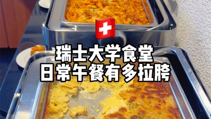 Is Swiss university cafeteria lunch really this underwhelming?! Is this all there is to eat in Switz