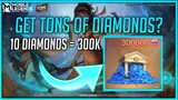 Free 300k Diamonds Mobile legends | Diamond vault mobile legends | Free dias ml