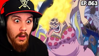 One Piece Episode 863 REACTION | Break Through! The Straw Hat's Mighty Sea Battle!