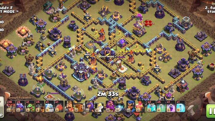 Clash of Clans - Classic War with Super archers + Blimp Hydra Attack