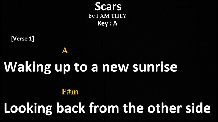 I AM THEY - Scars (Chords And Lyrics) | Instrumental