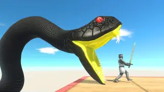 Who Can Pass by Black Snake - Animal Revolt Battle Simulator